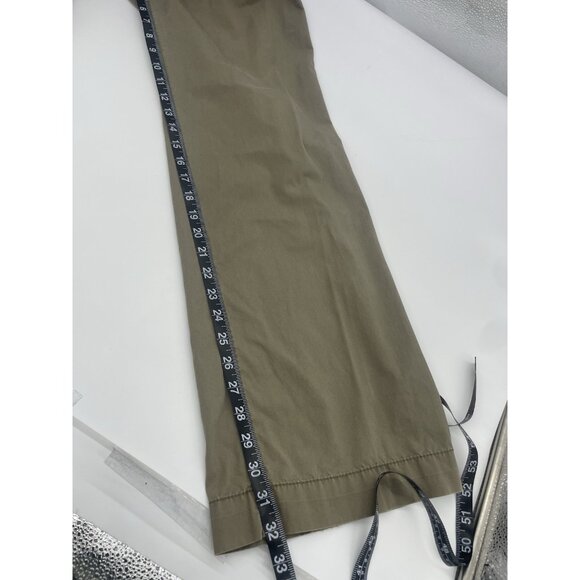 Banana Republic Pants Womens 10 Khakis Beige Stretch Cotton Utility Straight Leg - Picture 6 of 6